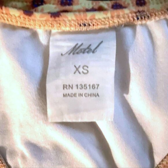 Motel RocksDaisy Print Bikini Bottom XS Retro Floral Swim - Picture 8 of 10